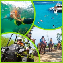 POWER SNORKEL PARTY CRUISE , ATV , HORSEBACK RIDING/SWIM